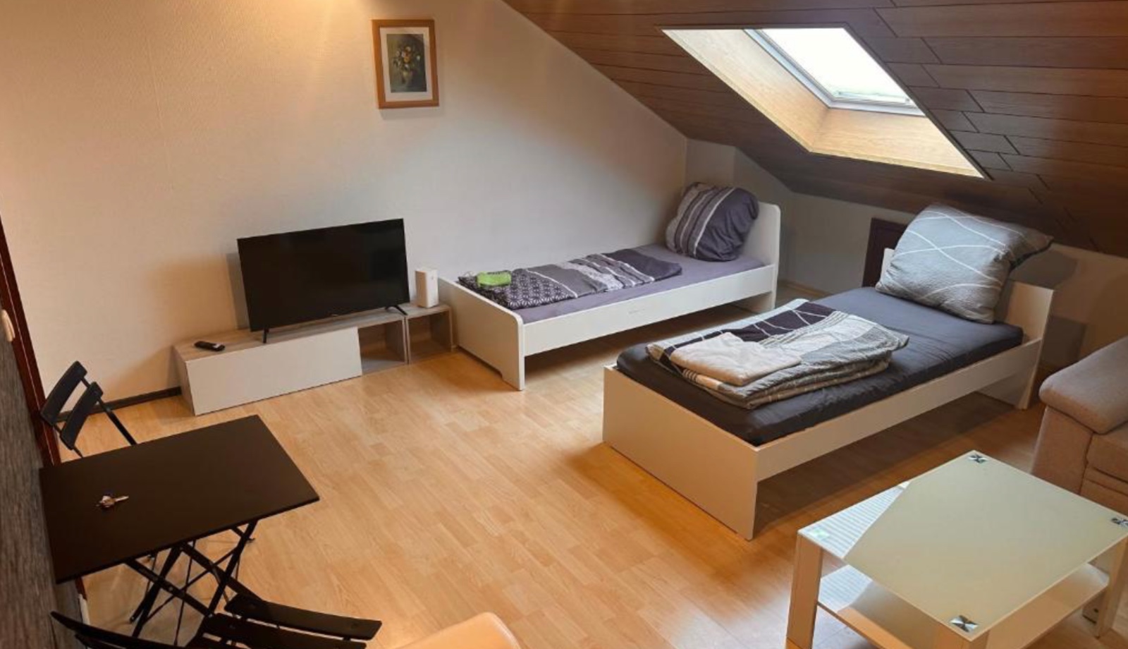 Studio-Apartment mit 2 Einzelbetten in Wörrstadt